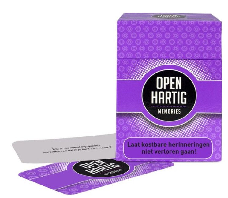 Openhartig - Memories - Kaartspel (NL)