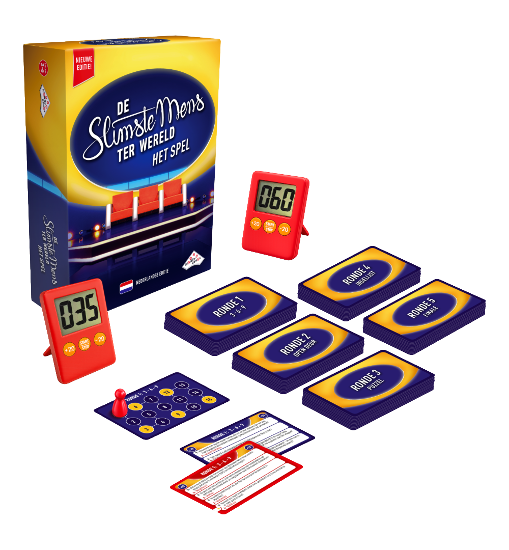 De Slimste Mens ter Wereld - Het Spel - Bordspel (NL)