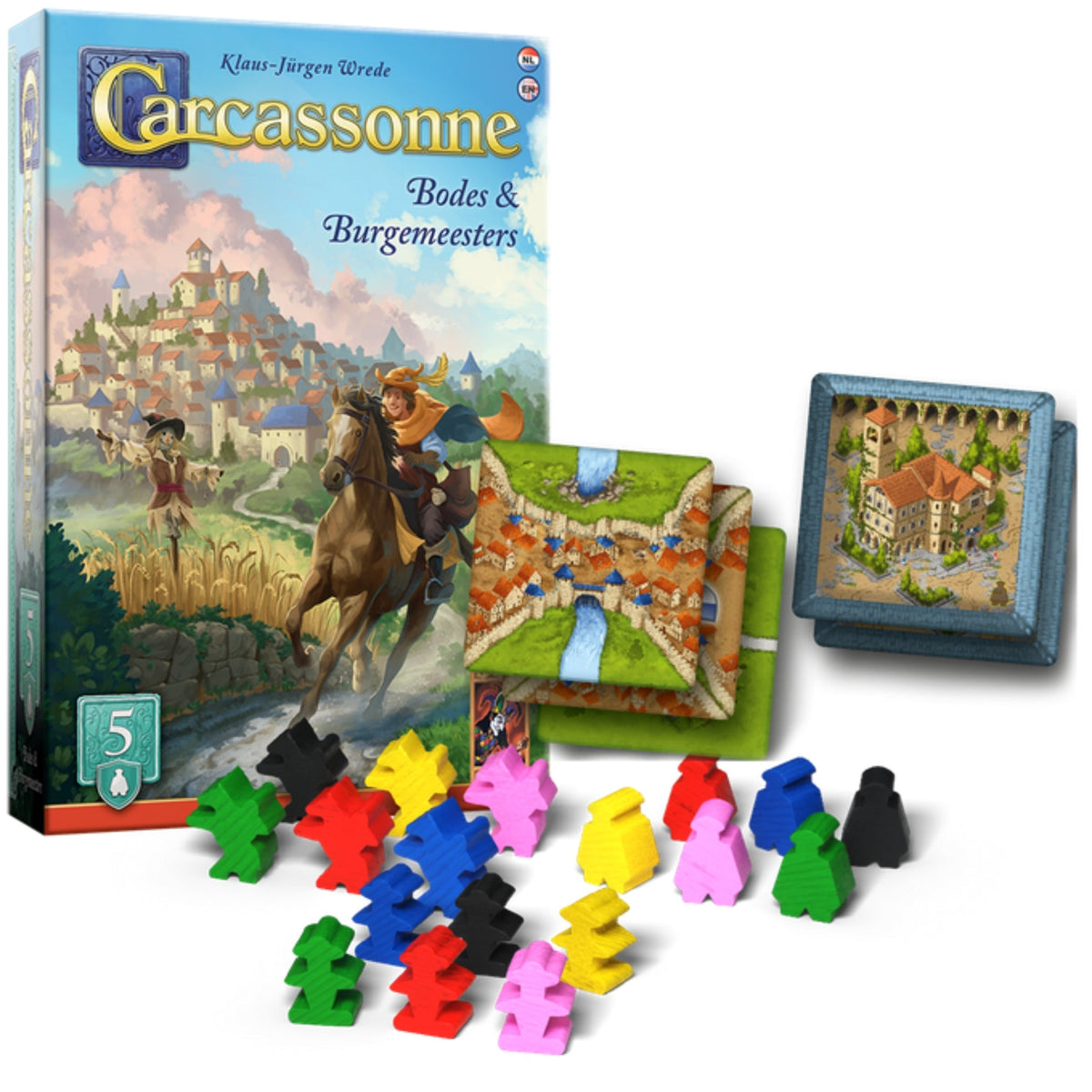 Carcassonne: Bodes & Burgemeesters uitbreiding (NL)