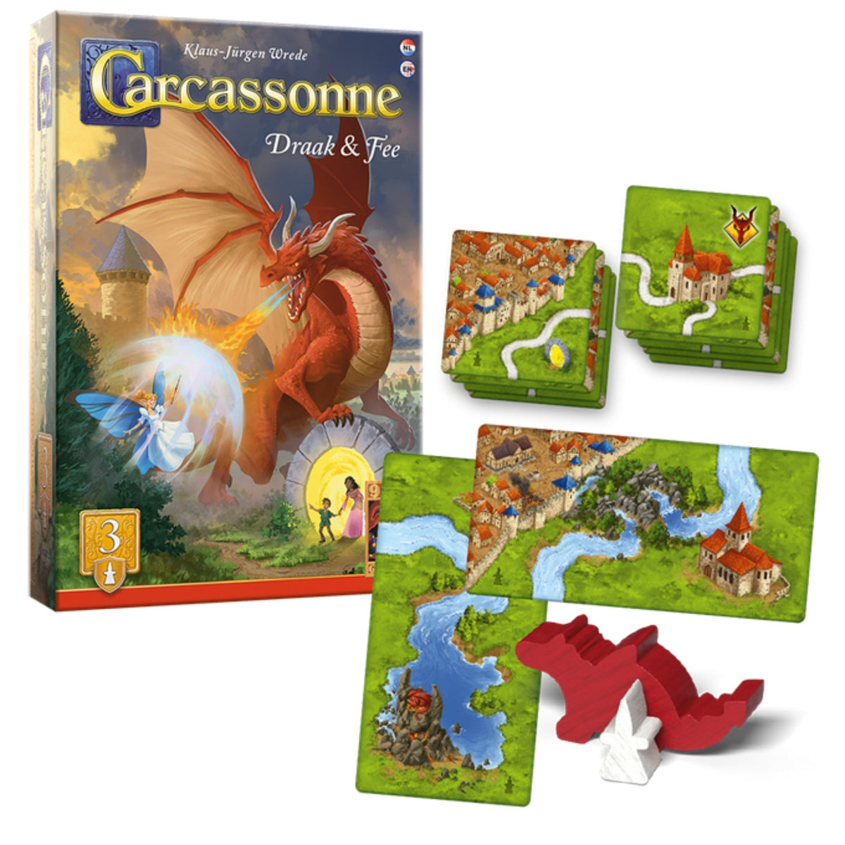 Carcassonne: Draak & Fee uitbreiding (NL)