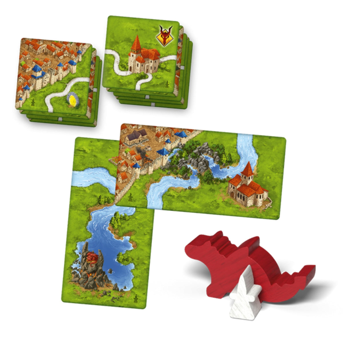 Carcassonne: Draak & Fee uitbreiding (NL)