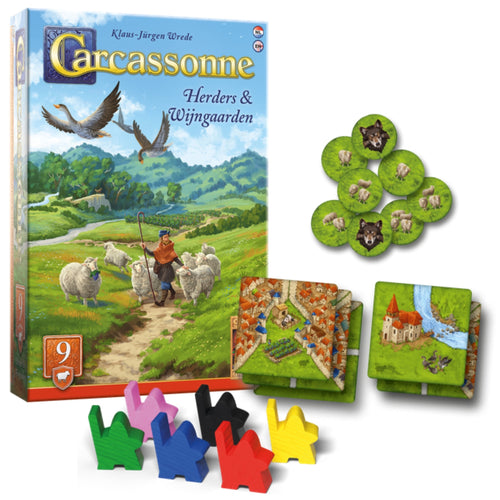Carcassonne: Herders & Wijngaarden uitbreiding (NL)