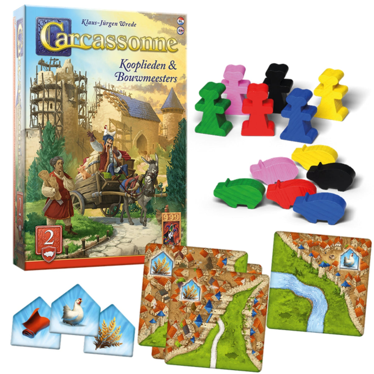 Carcassonne: Kooplieden & Bouwmeesters uitbreiding (NL)