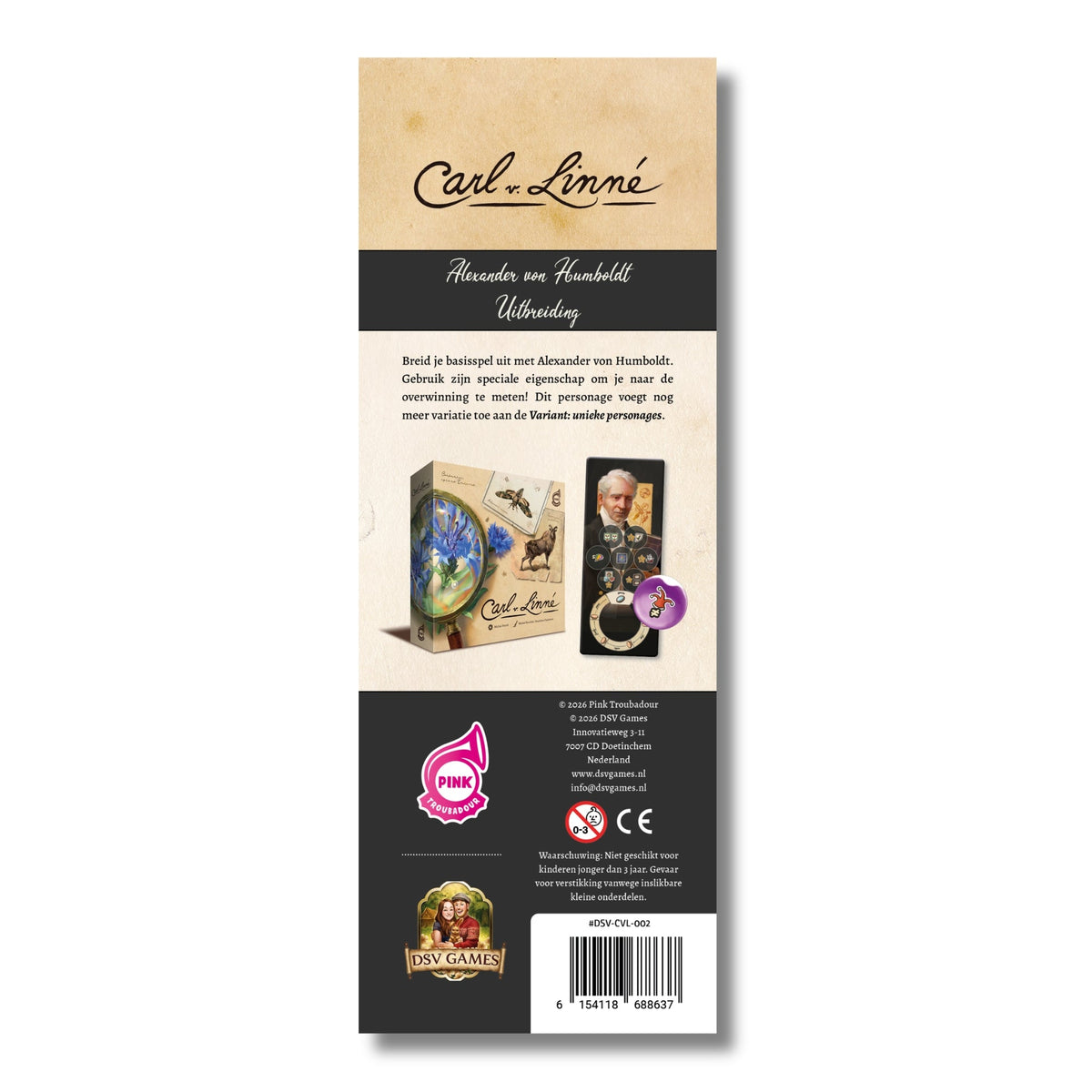 Carl von Linné: Alexander von Humboldt uitbreiding (NL) [PRE ORDER]