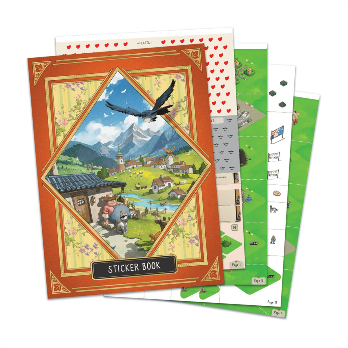 Cozy Stickerville - Bordspel (ENG)