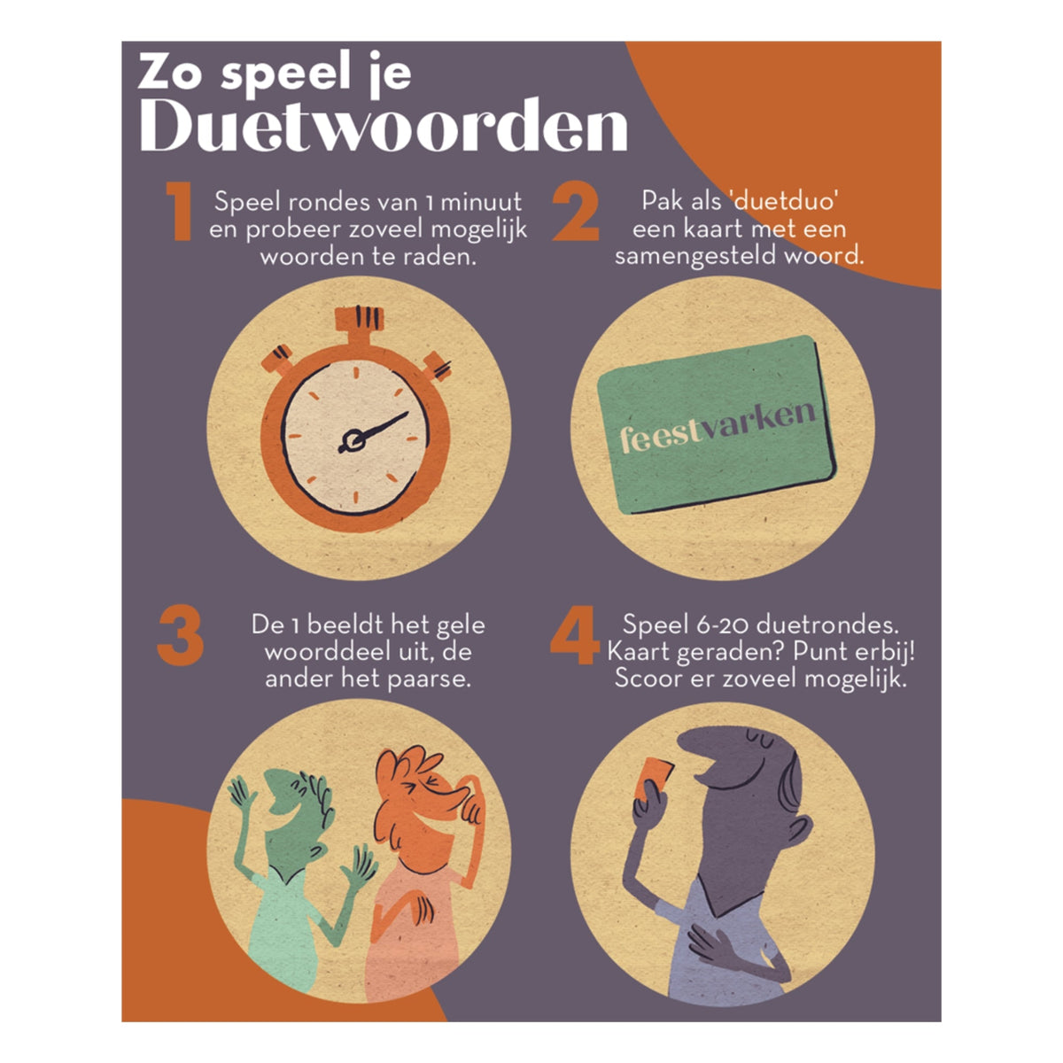 Duetwoorden - Kaartspel (NL)