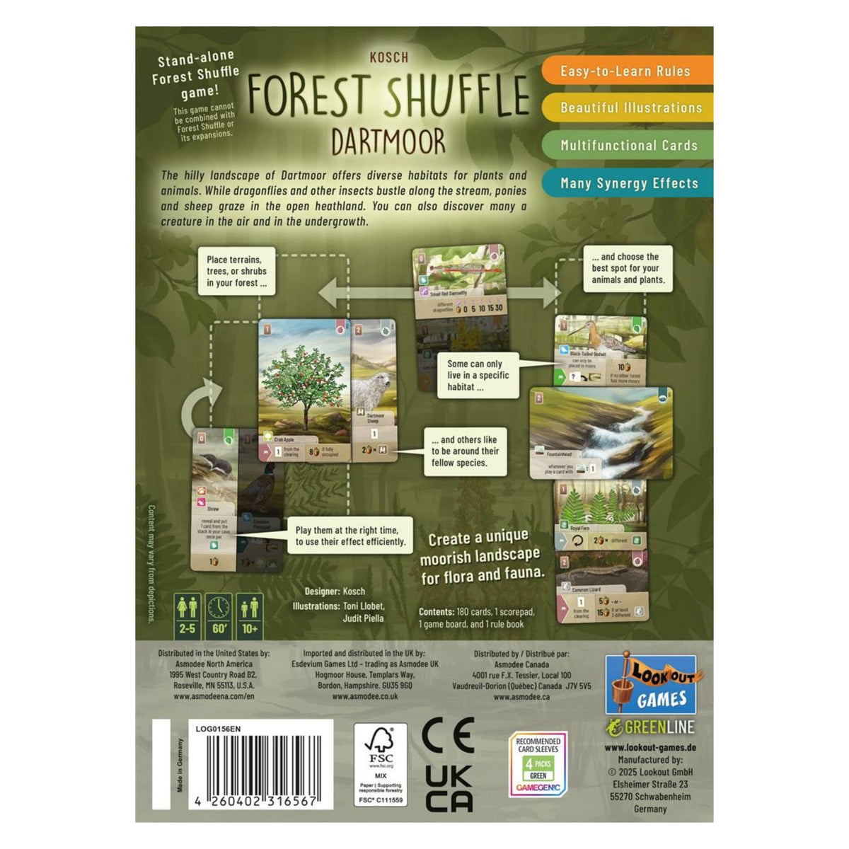Forest Shuffle: Dartmoor - Kaartspel (NL)