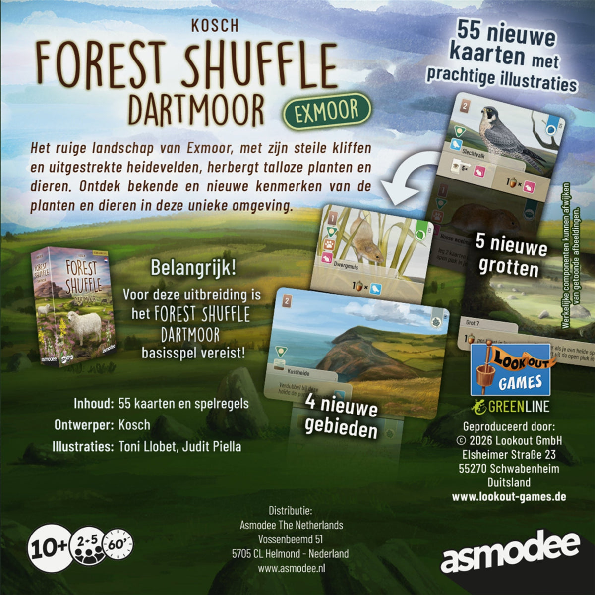 Forest Shuffle Dartmoor: Exmoor uitbreiding (NL)