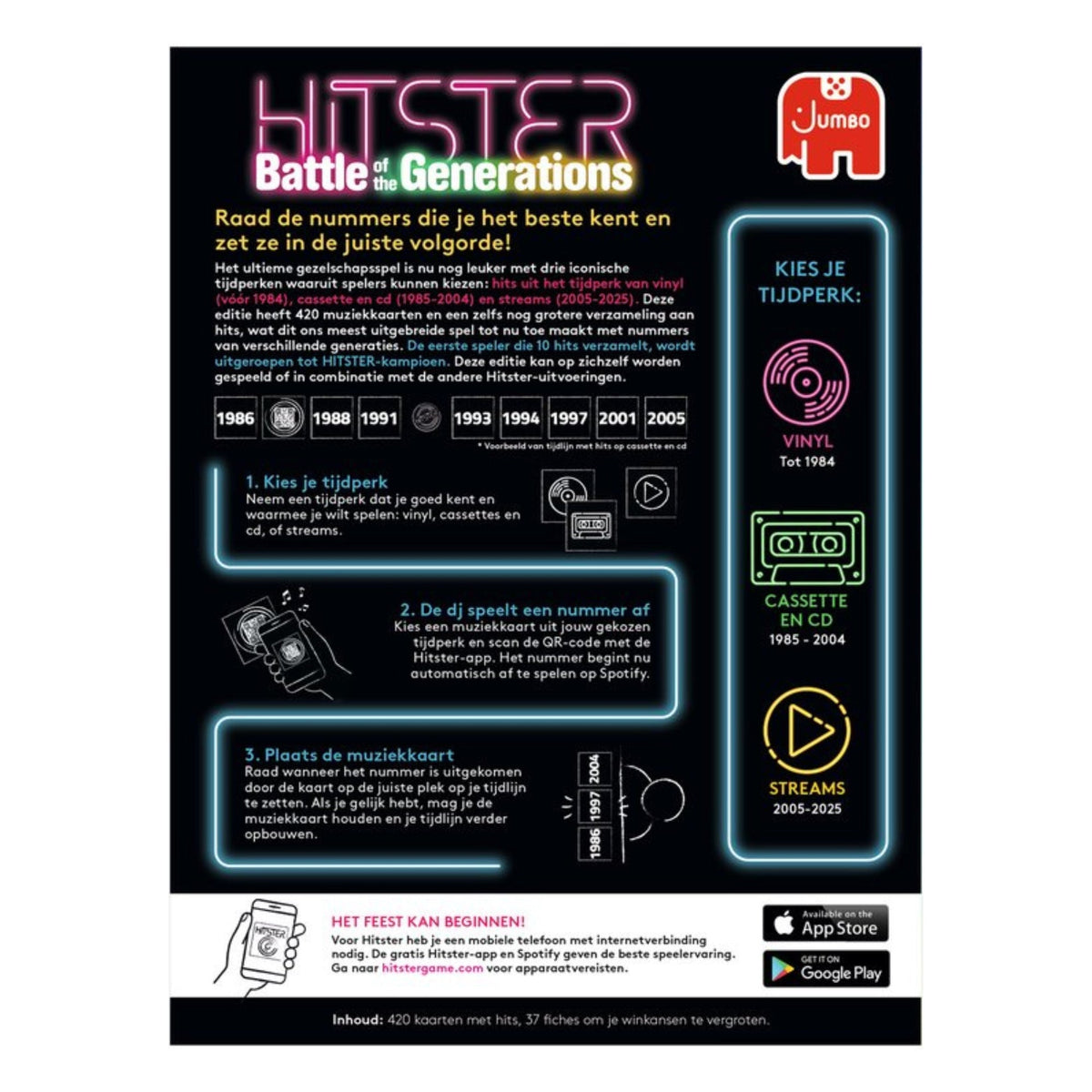Hitster: Battle Of The Generations - Partyspel (NL)