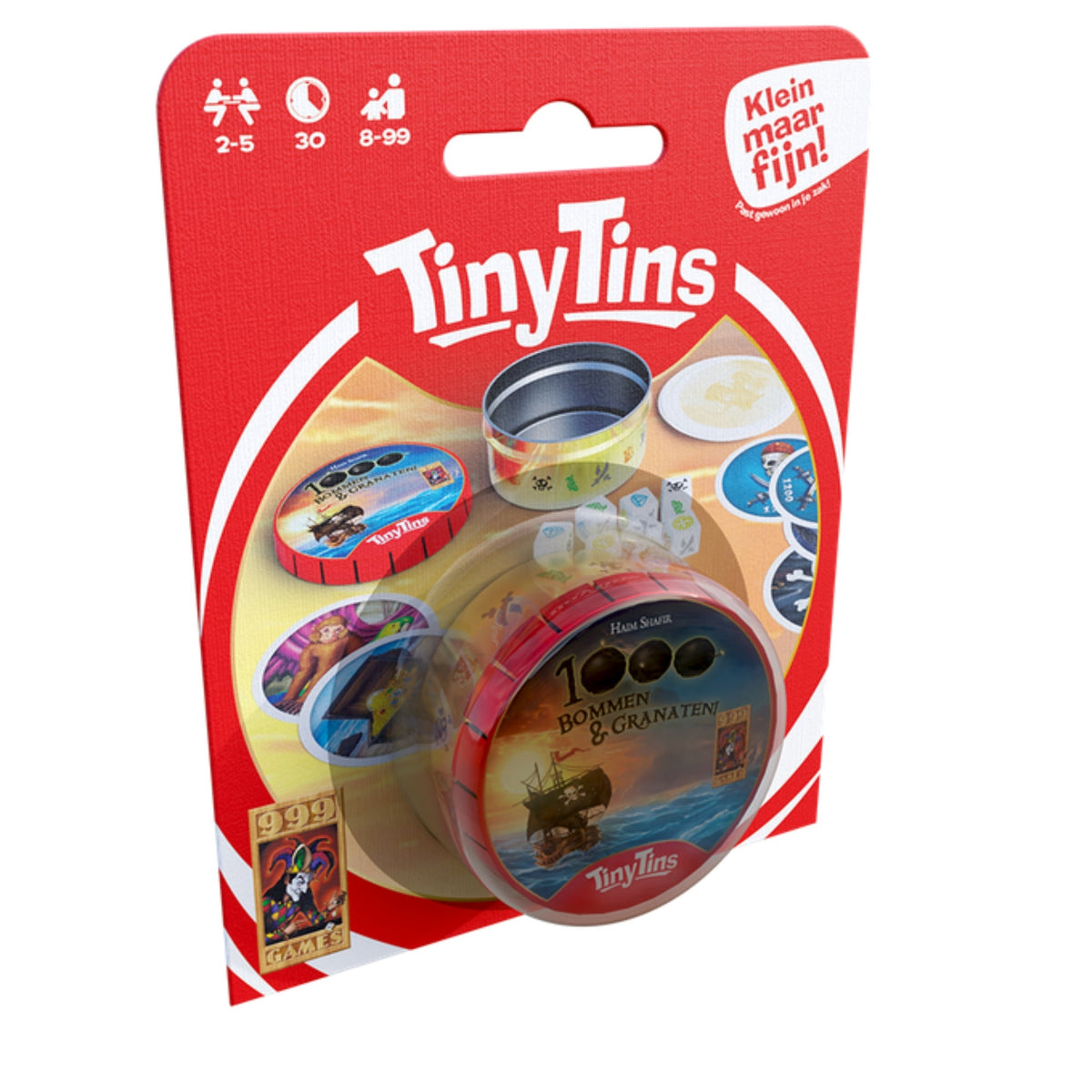 Tiny Tins: 1000 Bommen en Granaten - Dobbelspel (NL)