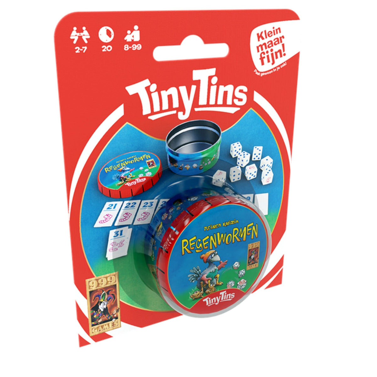 Tiny Tins: Regenwormen - Dobbelspel (NL)