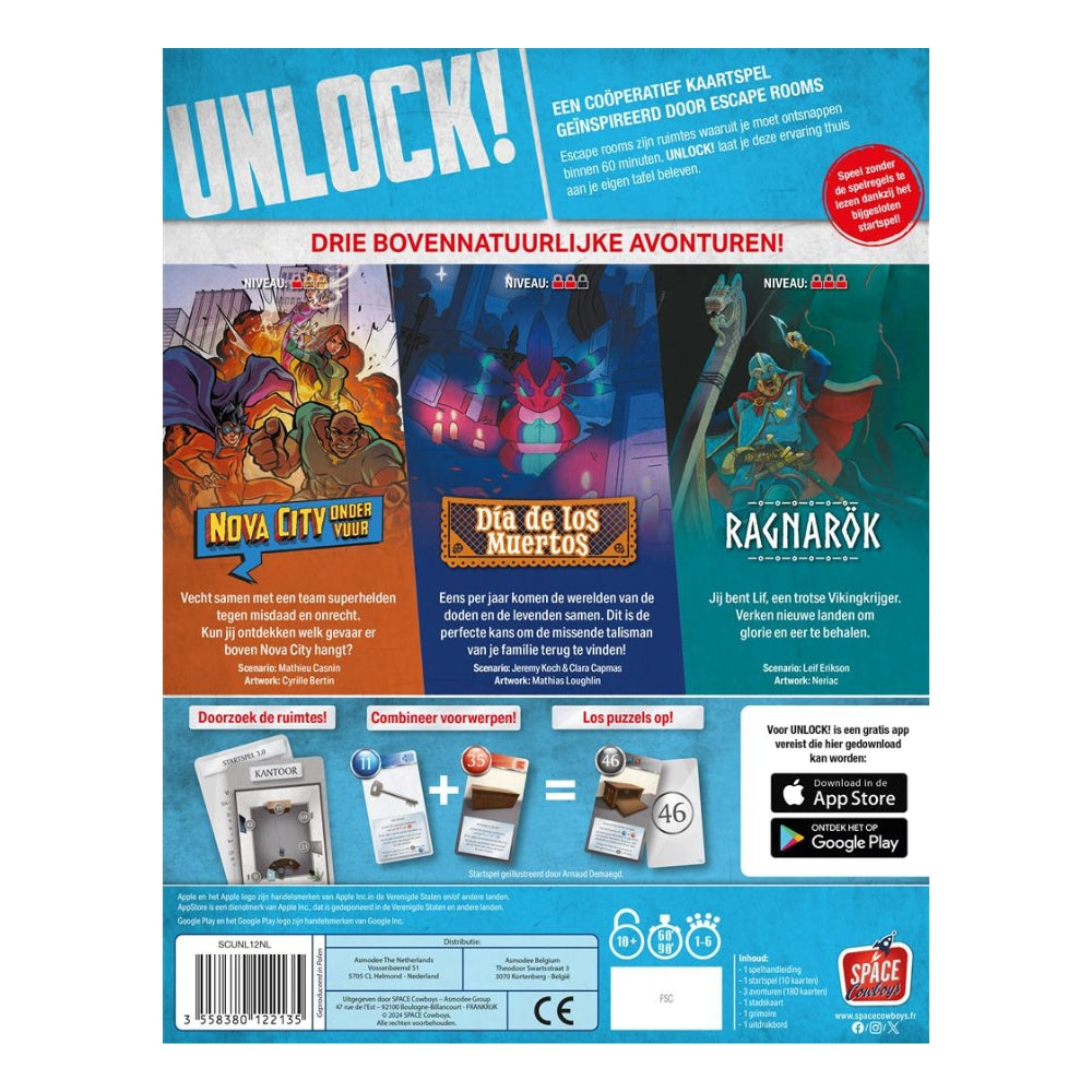 Unlock! Bovennatuurlijke Avonturen - Escape Room Spel (NL)