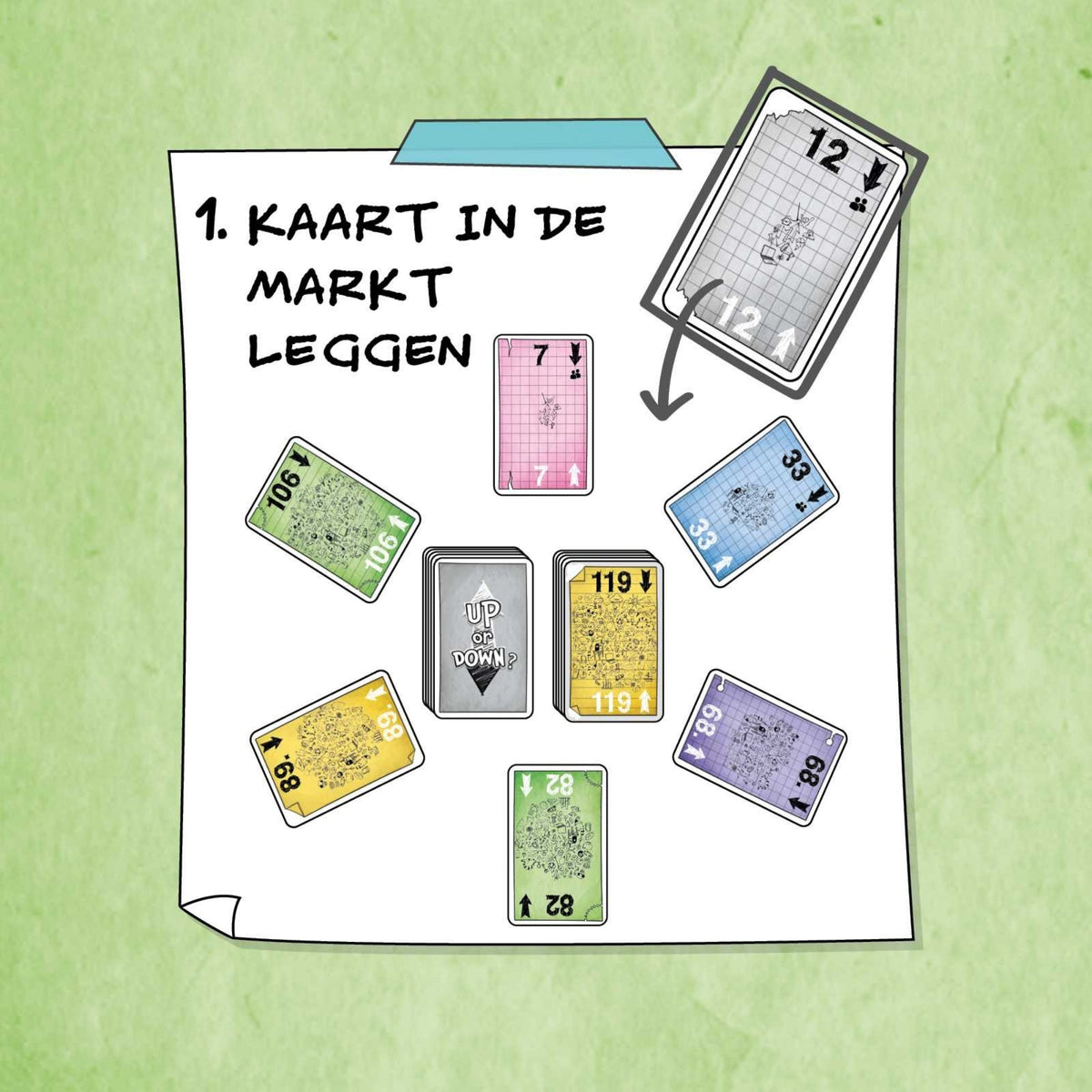 Up or Down - Kaartspel (NL)